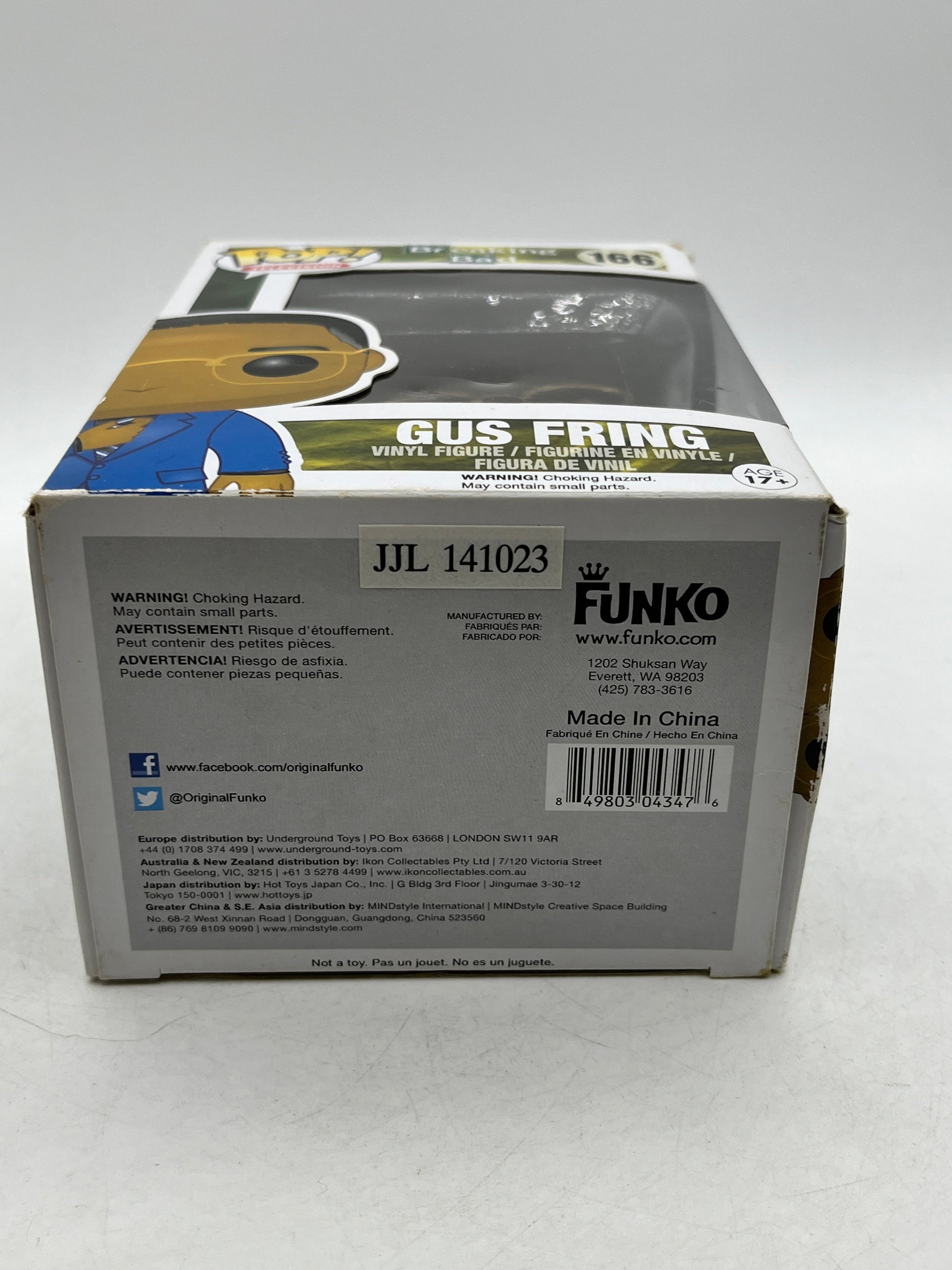 Funko POP! Television Breaking Bad - Gus Fring #166 - Vinyl Collectable FRENLY BRICKS - Open 7 Days