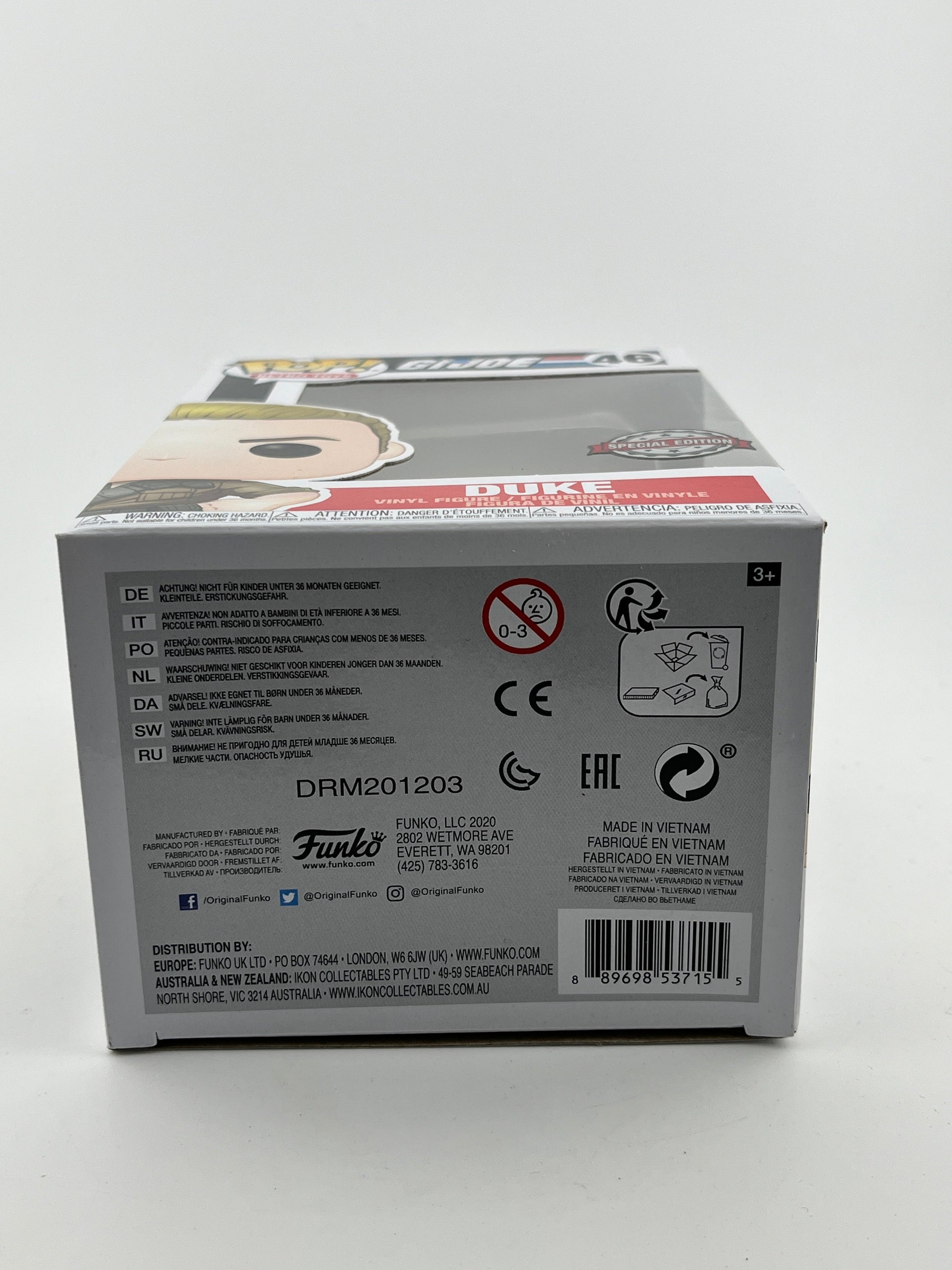 Funko POP! Retro Toys  G.I.Joe - Duke #46 - Vinyl Collectable FRENLY BRICKS - Open 7 Days