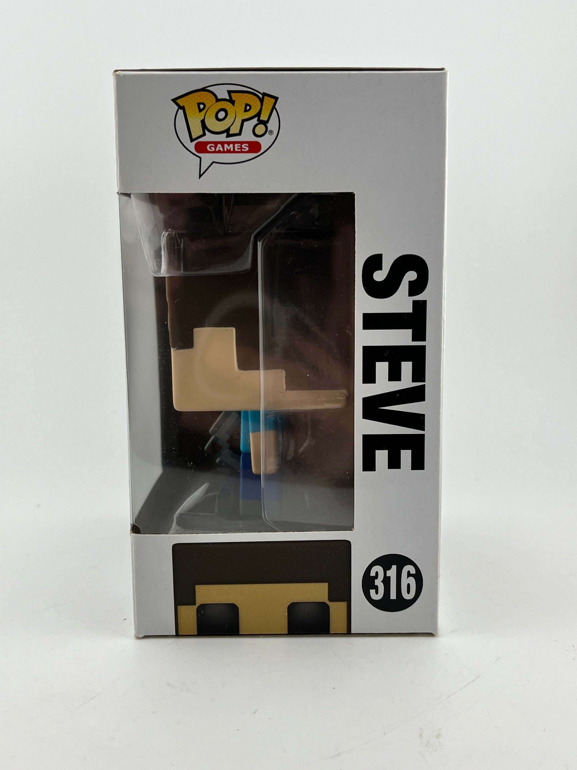 Funko POP! Games Mojang Minecraft - Steve #316 - Vinyl Collectable FRENLY BRICKS - Open 7 Days