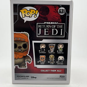 Funko POP! Star Wars - Wicket With Slingshot #631 - 2021 Summer Limited Edition FRENLY BRICKS - Open 7 Days