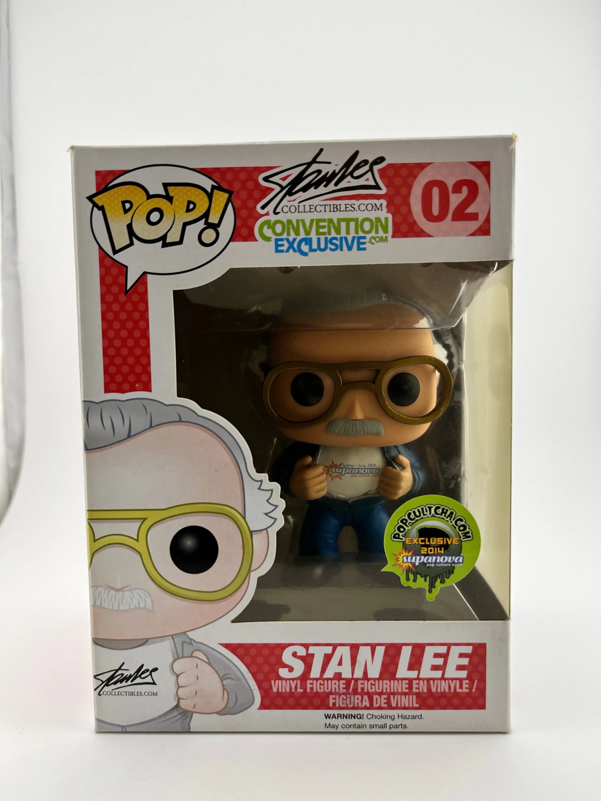 Funko POP! StanLee Collectibles #02 Stan Lee - Supanova 2014 Exclusive FRENLY BRICKS - Open 7 Days