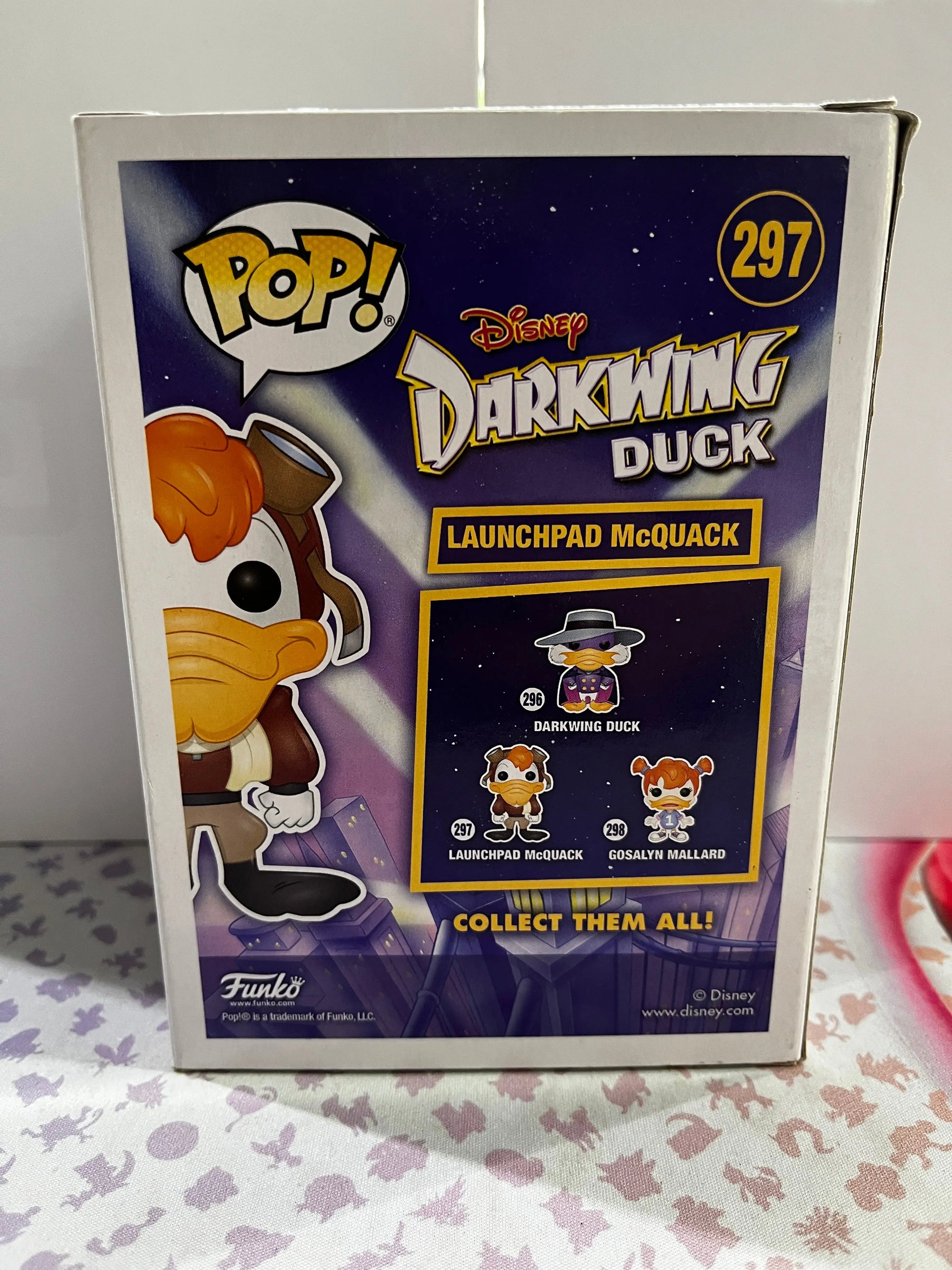 Funko Pop Vinyl Disney Launchpad McQuack #297 FRENLY BRICKS - Open 7 Days