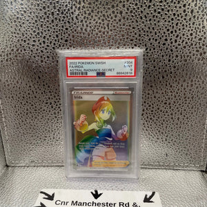 Irida 2022 Pokémon SWSH FA/IRIDA Astral Radiance SECRET RAINBOW PSA 9 #204 FRENLY BRICKS - Open 7 Days