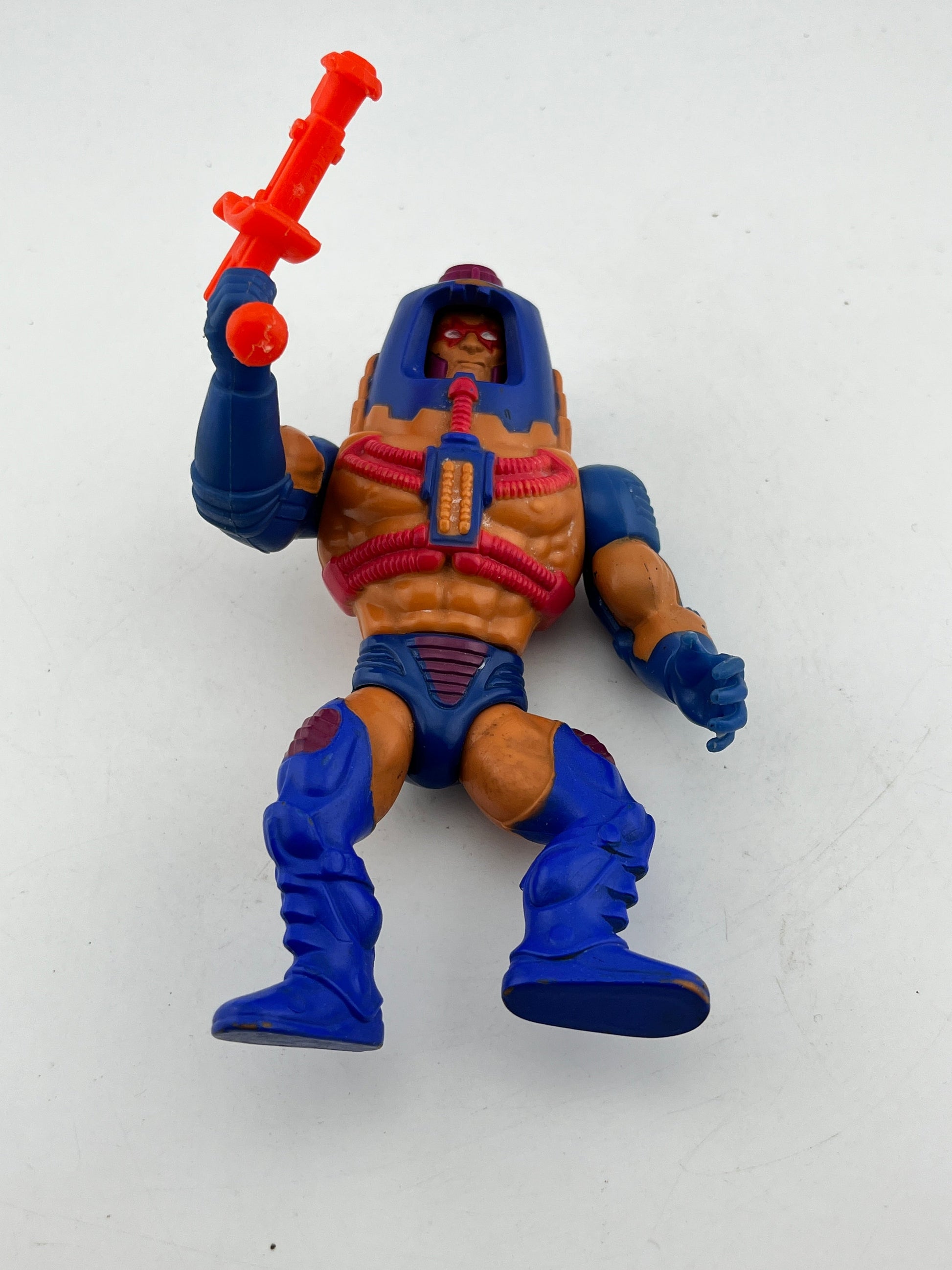 1982 Masters Of The Universe MAN-E-FACES - He-Man MOTU Figure - Complete FRENLY BRICKS - Open 7 Days