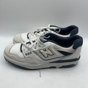 New Balance 550 White Navy Sneakers – Size US 12 USED FRENLY BRICKS - Open 7 Days