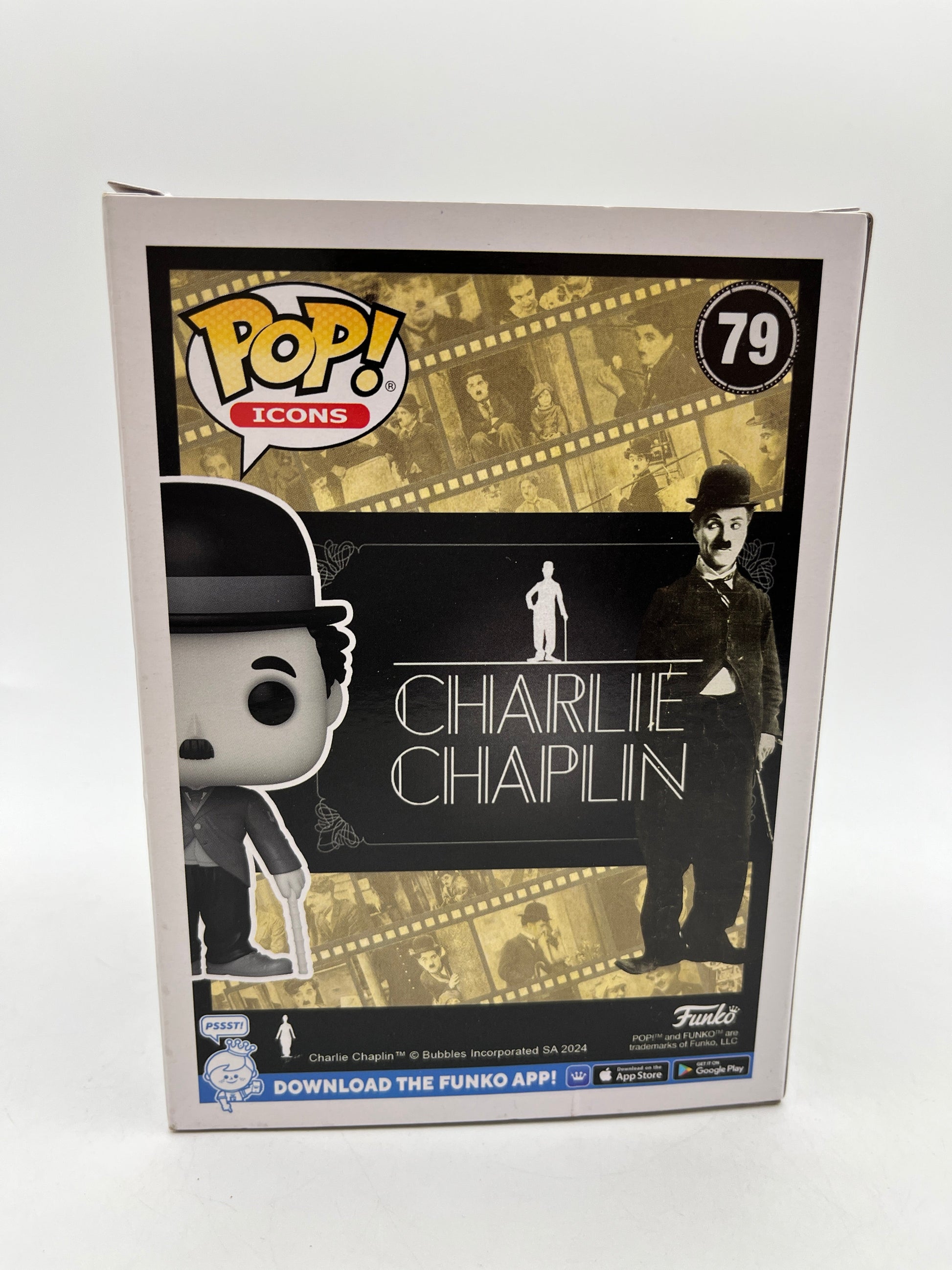 Funko POP! Icons Charlie Chaplin #79 - Vinyl Collectable FRENLY BRICKS - Open 7 Days