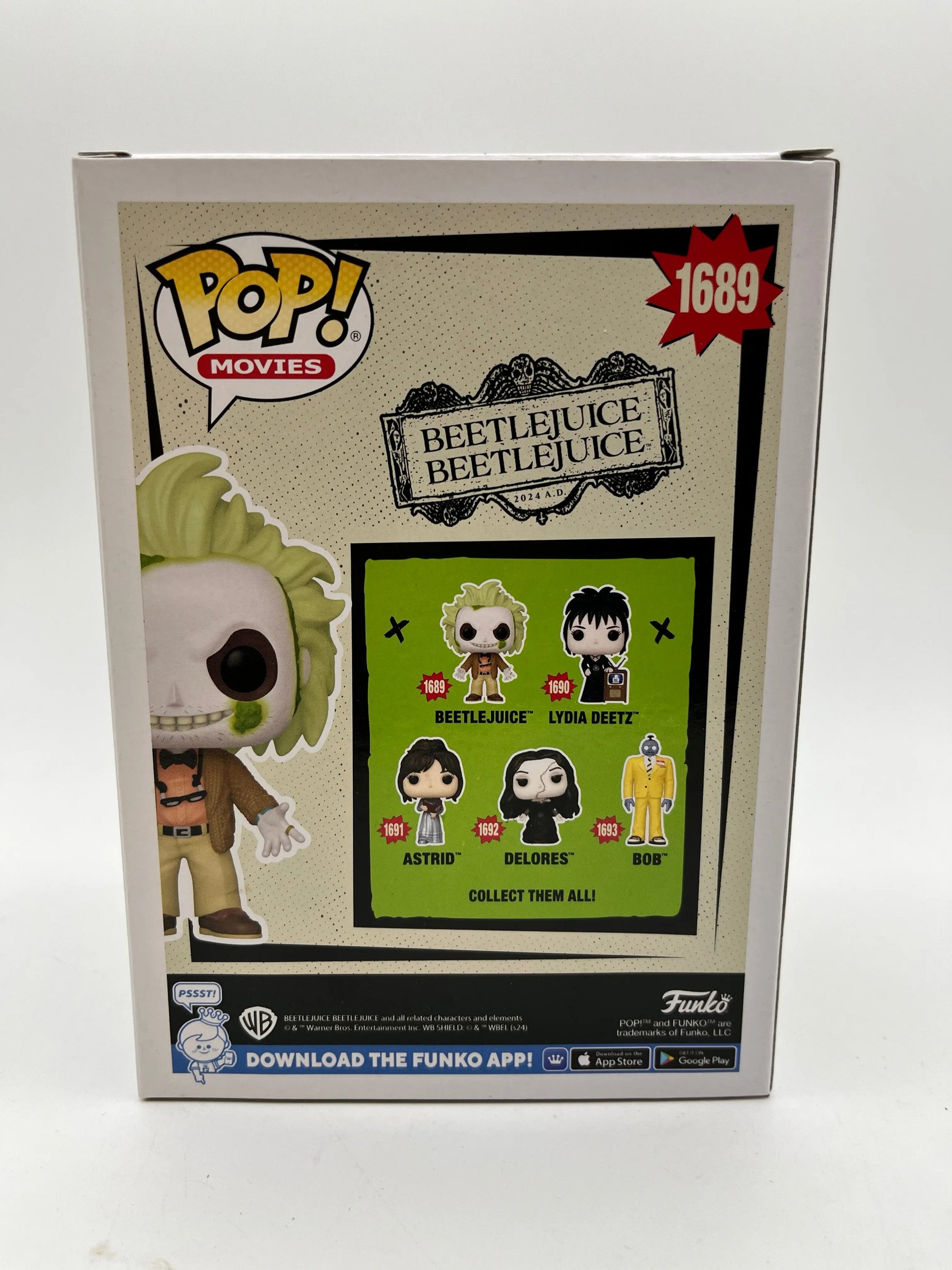 Funko POP! Movies - Beetlejuice #1689 Beetlejuice FRENLY BRICKS - Open 7 Days