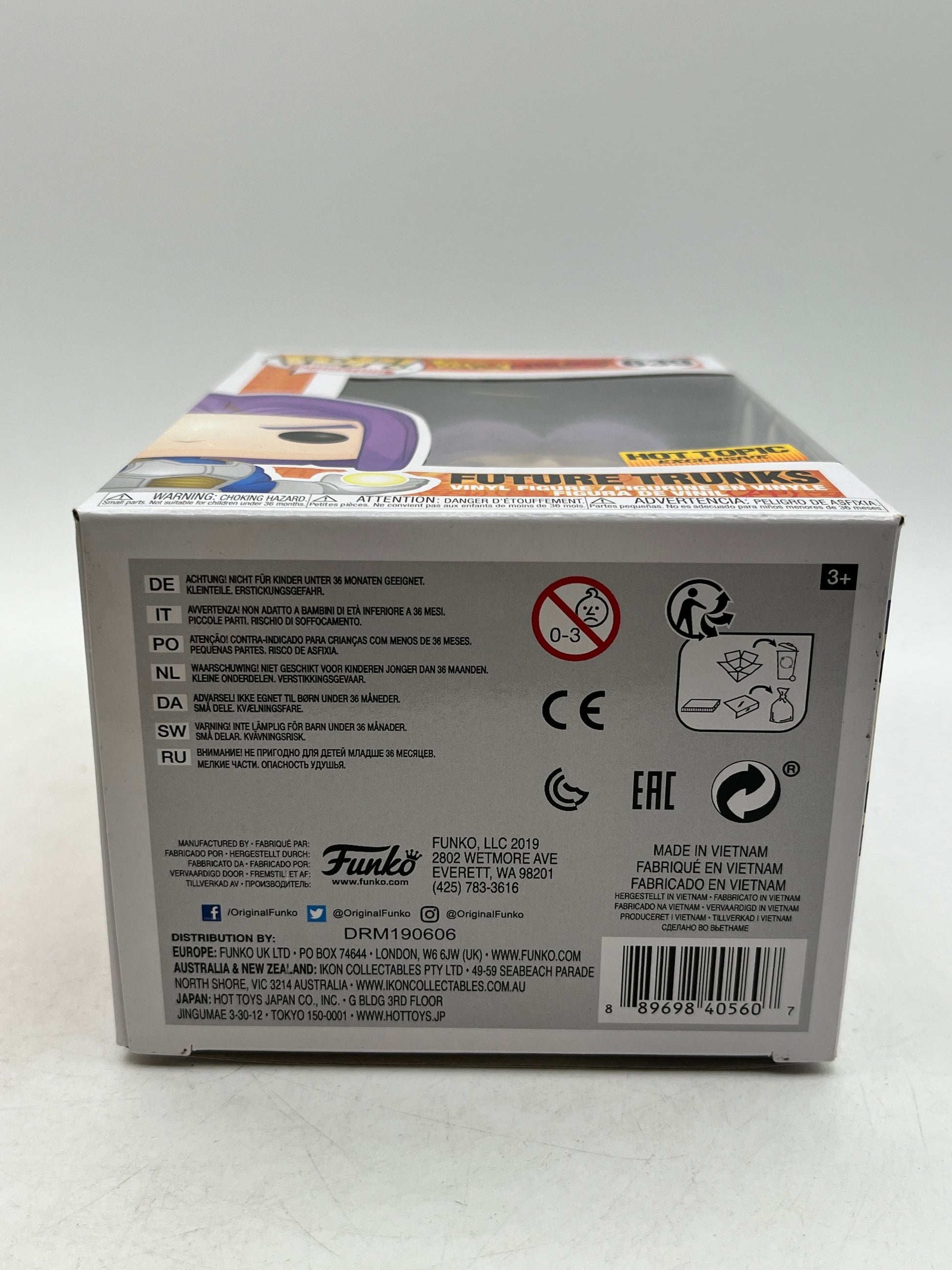 Funko POP! Animation Dragon Ball Z - Future Trunks #639 - Hot Topic Exclusive FRENLY BRICKS - Open 7 Days