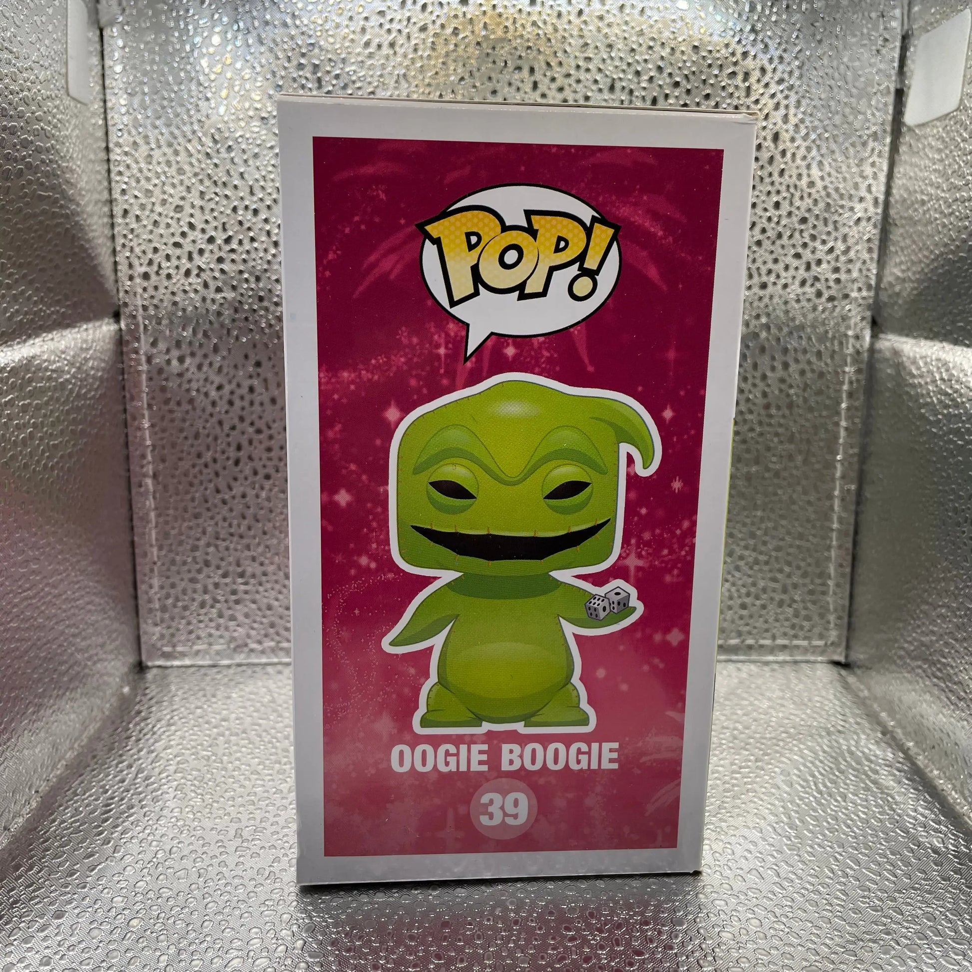 FUNKO POP - Disney  - Oogie Boogie - 39 - Signed Ken Page With Certificate FRENLY BRICKS - Open 7 Days