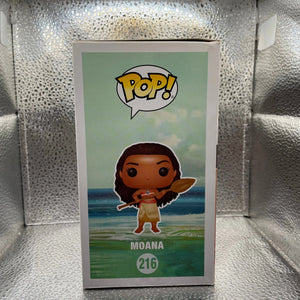 Pop! Funko 10cm Vinyl Figurine Moana Moana w/ Oar #216 Collectable FRENLY BRICKS - Open 7 Days