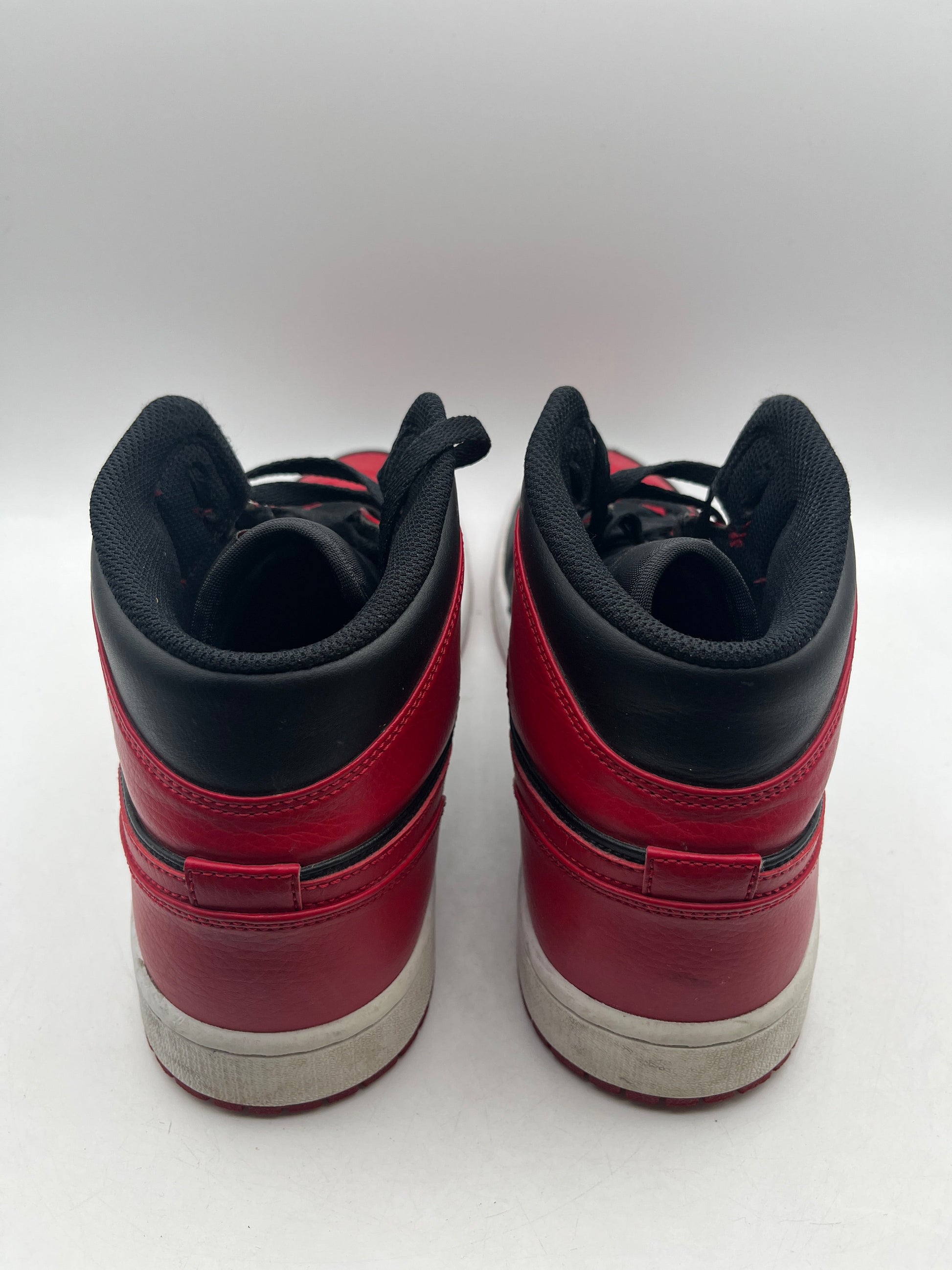 Nike Air Jordan 1 Mid Gym Red Banned Bred Shoes 554725-074 - Size US12 FRENLY BRICKS - Open 7 Days