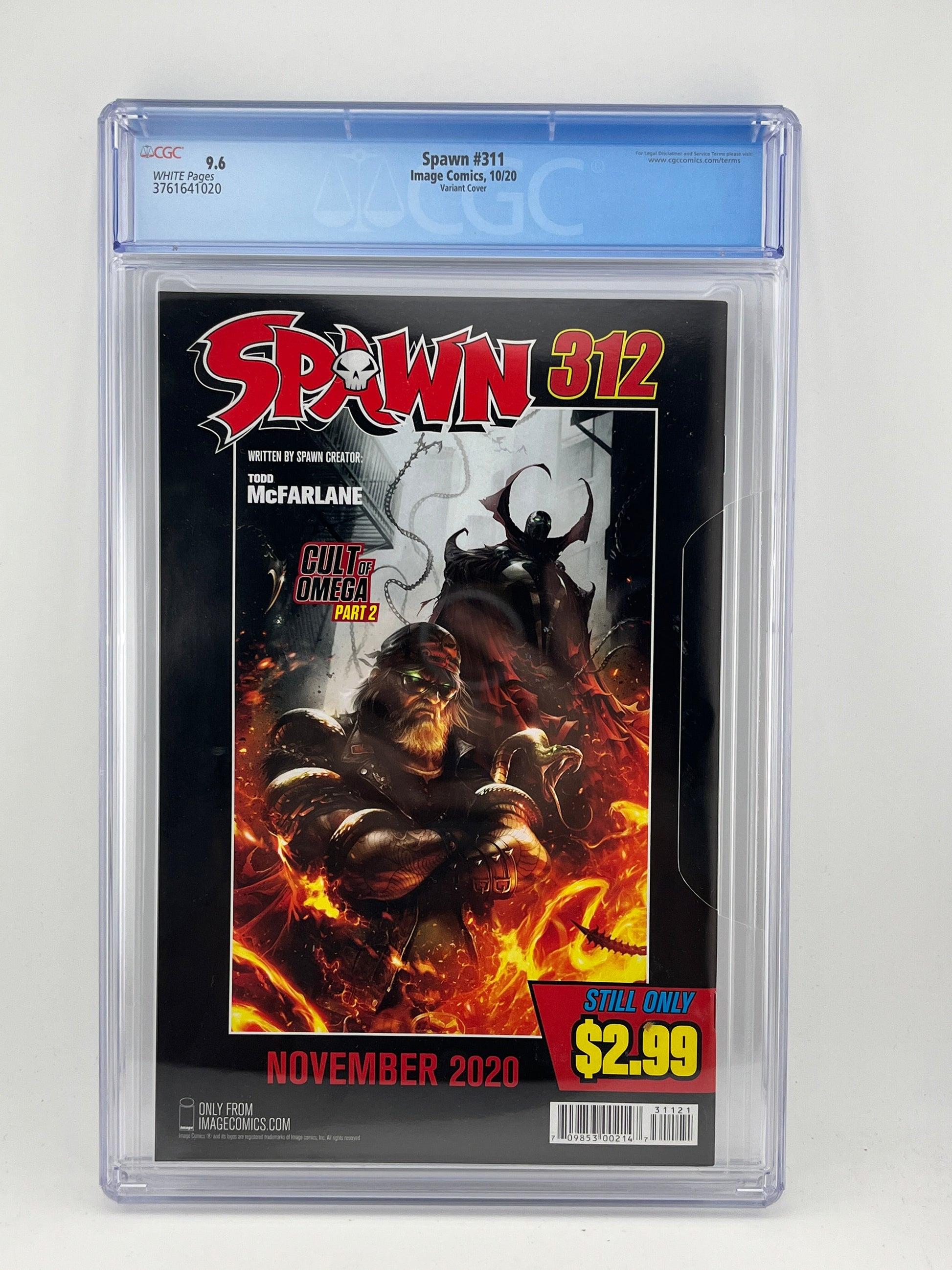 Spawn #311 - CGC 9.6 Chadwick Boseman Tribute - Comic 2020 FRENLY BRICKS - Open 7 Days