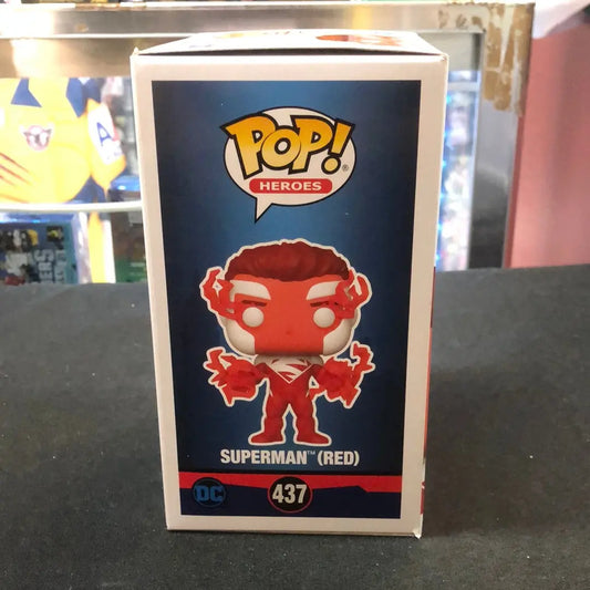 Funko POP! Vinyl Superman #437 Red Superman 2022 Fall Convention Limited Edition FRENLY BRICKS - Open 7 Days