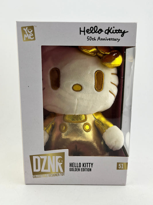 Hello Kitty DZNR Golden Edition Collectible -  New 50th Anniversary FRENLY BRICKS - Open 7 Days