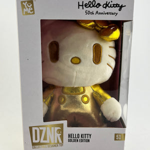 Hello Kitty DZNR Golden Edition Collectible -  New 50th Anniversary FRENLY BRICKS - Open 7 Days
