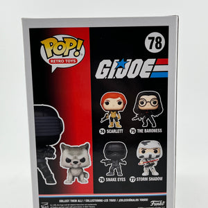 Funko POP! Retro Toys G.I.Joe - Snake Eyes With Timber #78 - Funko Exclusive FRENLY BRICKS - Open 7 Days