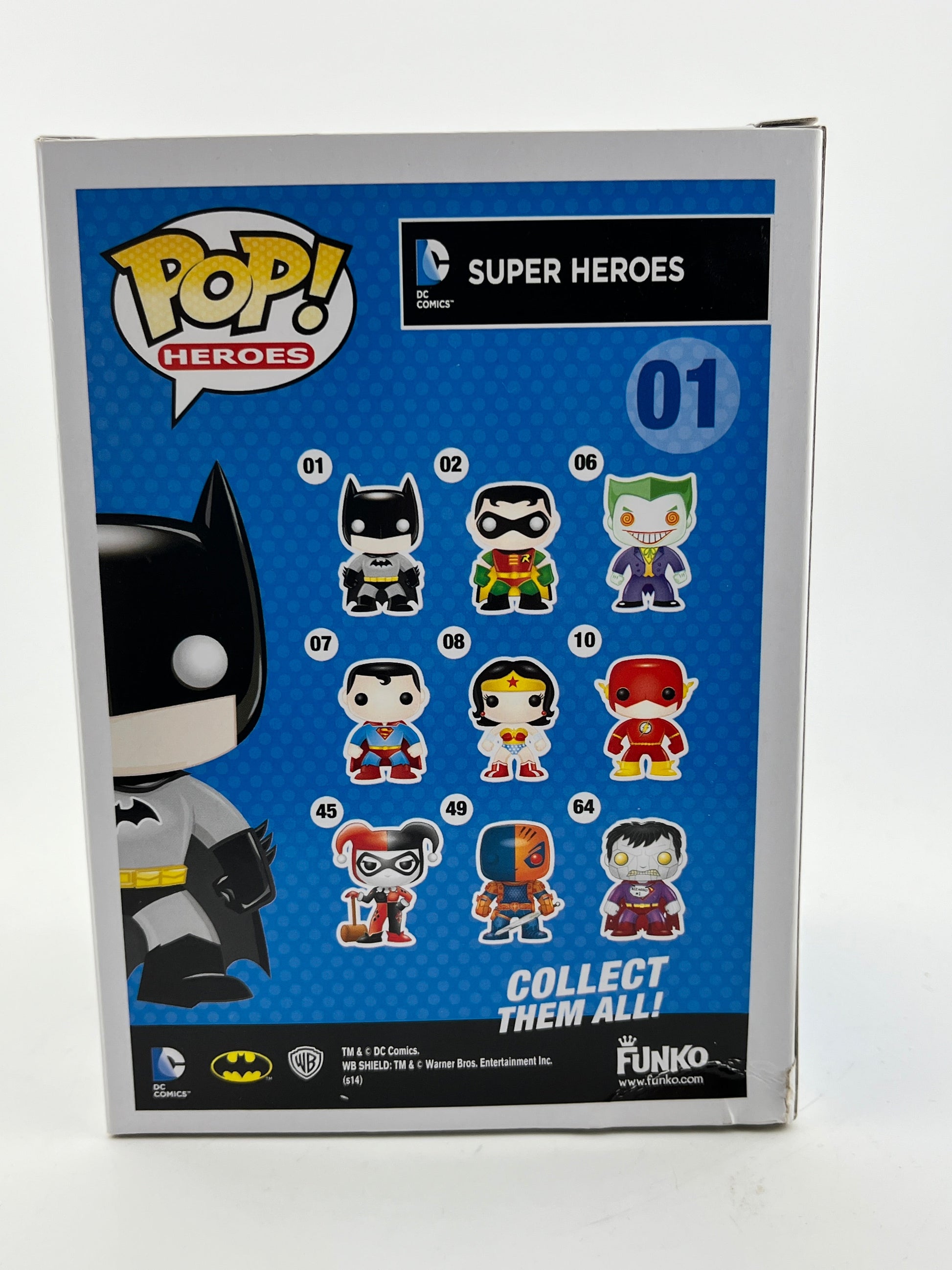 Funko POP! Heroes Dc Super Heroes - Batman #01 - Limited Edition Chase *Damaged See Photos* FRENLY BRICKS - Open 7 Days