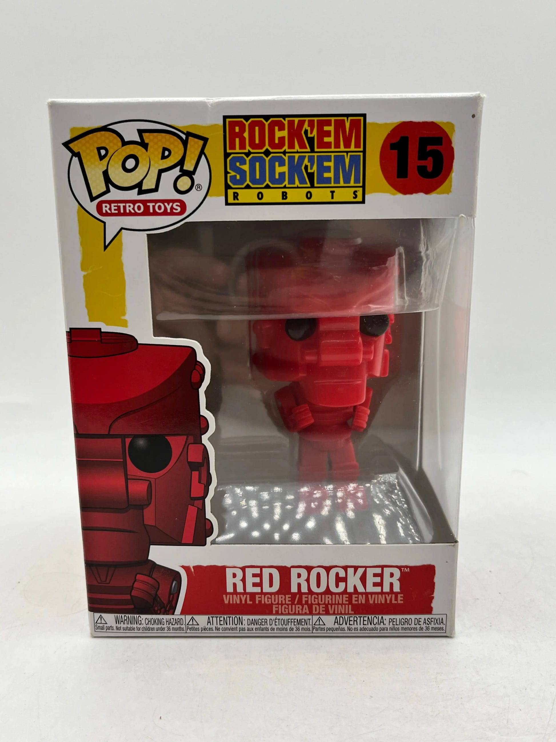 Funko POP! Retro Toys Rock’em Sock’em Robots - Red Rocker #15 - Vinyl Collectable FRENLY BRICKS - Open 7 Days image 1