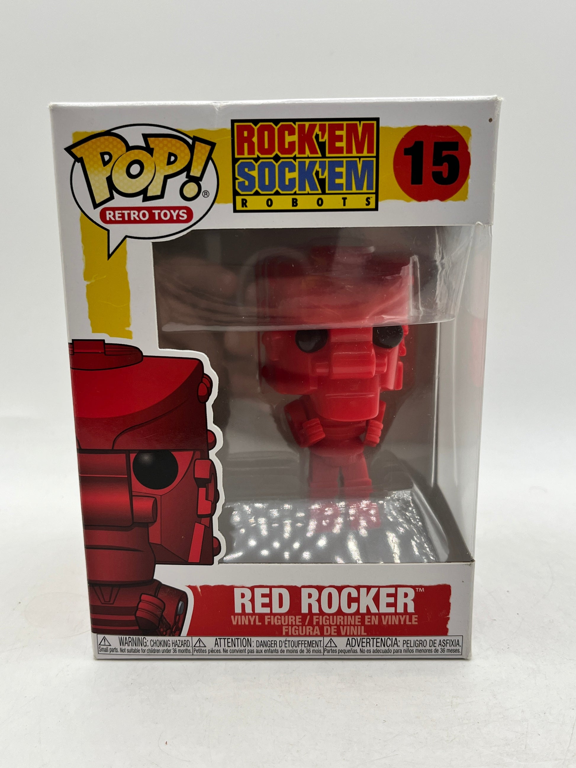 Funko POP! Retro Toys Rock’em Sock’em Robots - Red Rocker #15 - Vinyl Collectable FRENLY BRICKS - Open 7 Days