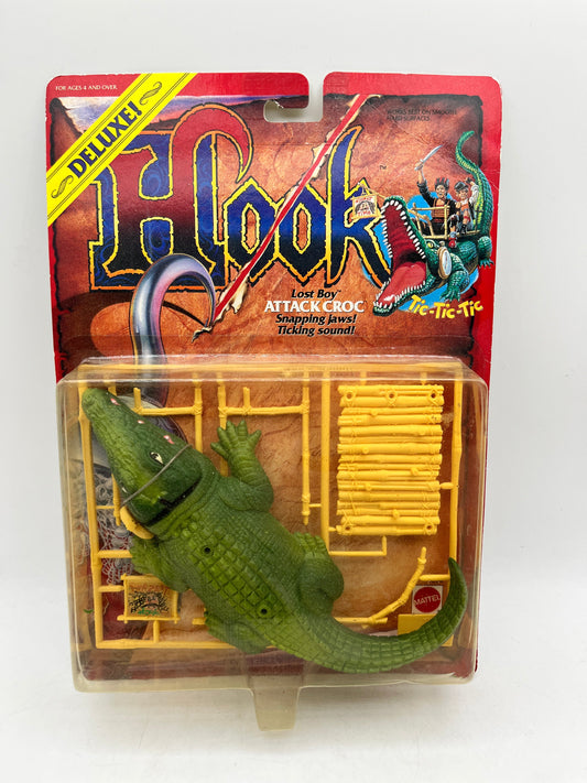 Vintage 1991 HOOK Movie Lost Boy Attack Croc - Mattel Action Figure - Sealed FRENLY BRICKS - Open 7 Days