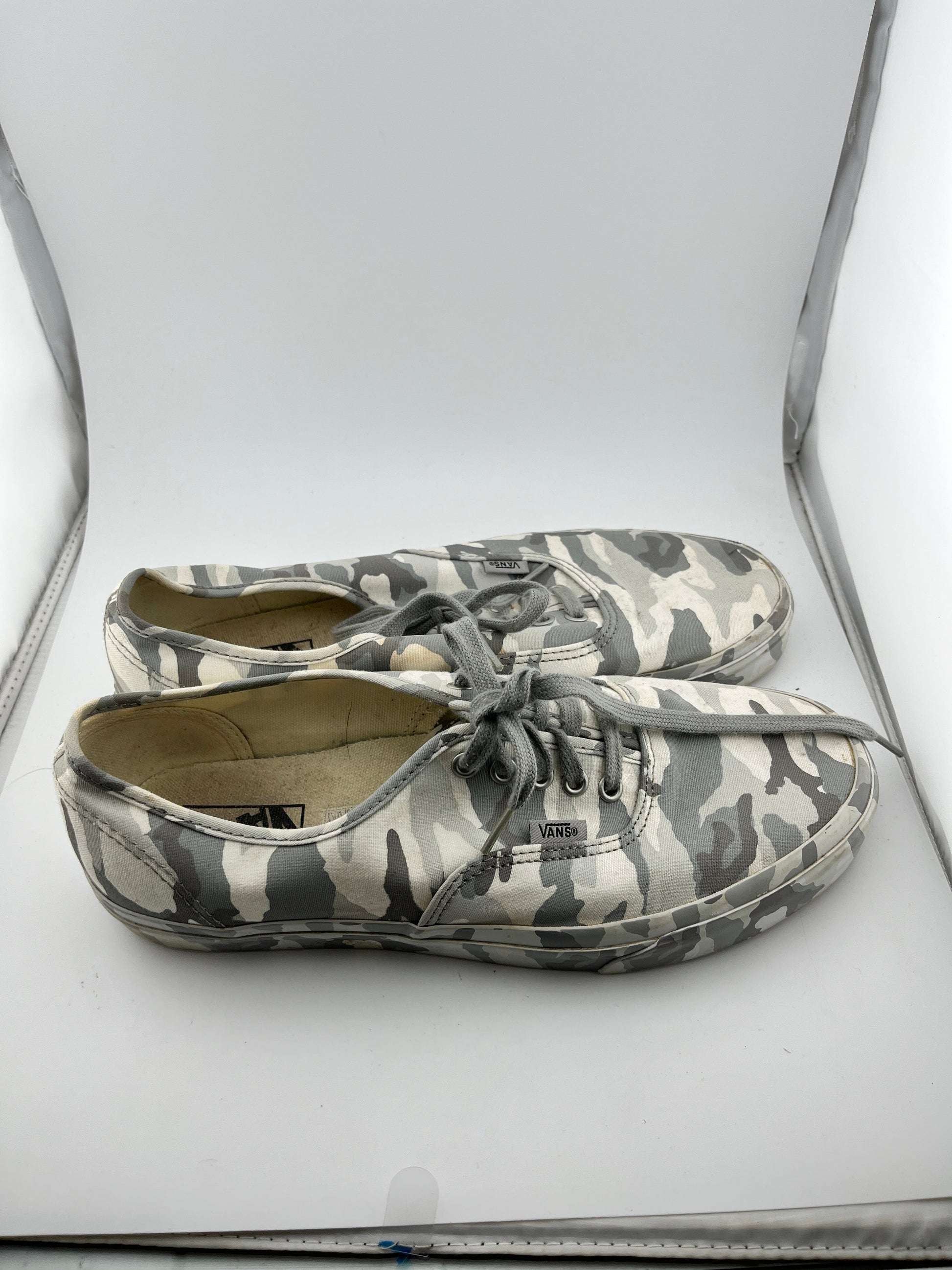 Vans Of The Wall - Low Grey Camo Worn - Size Men’s US 11 FRENLY BRICKS - Open 7 Days