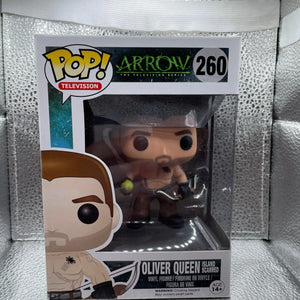 Funko Pop! Vinyl: Aerow - Oliver Queen (Island Scarred) #260 (FT Exclusive) FRENLY BRICKS - Open 7 Days