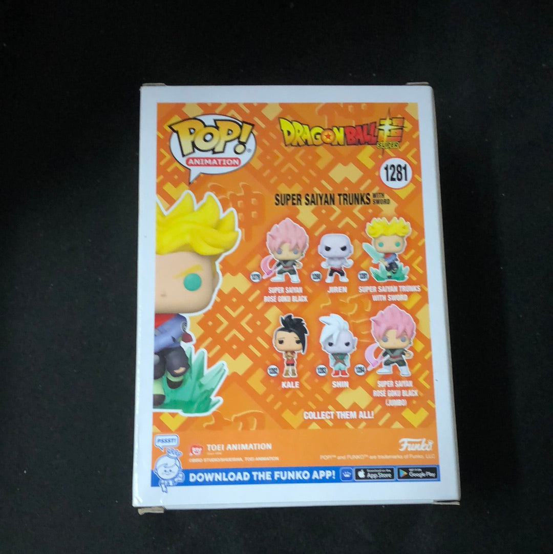 Funko Pop! DBS SS Trunks with Sword GITD #1281 Special Edition FRENLY BRICKS - Open 7 Days