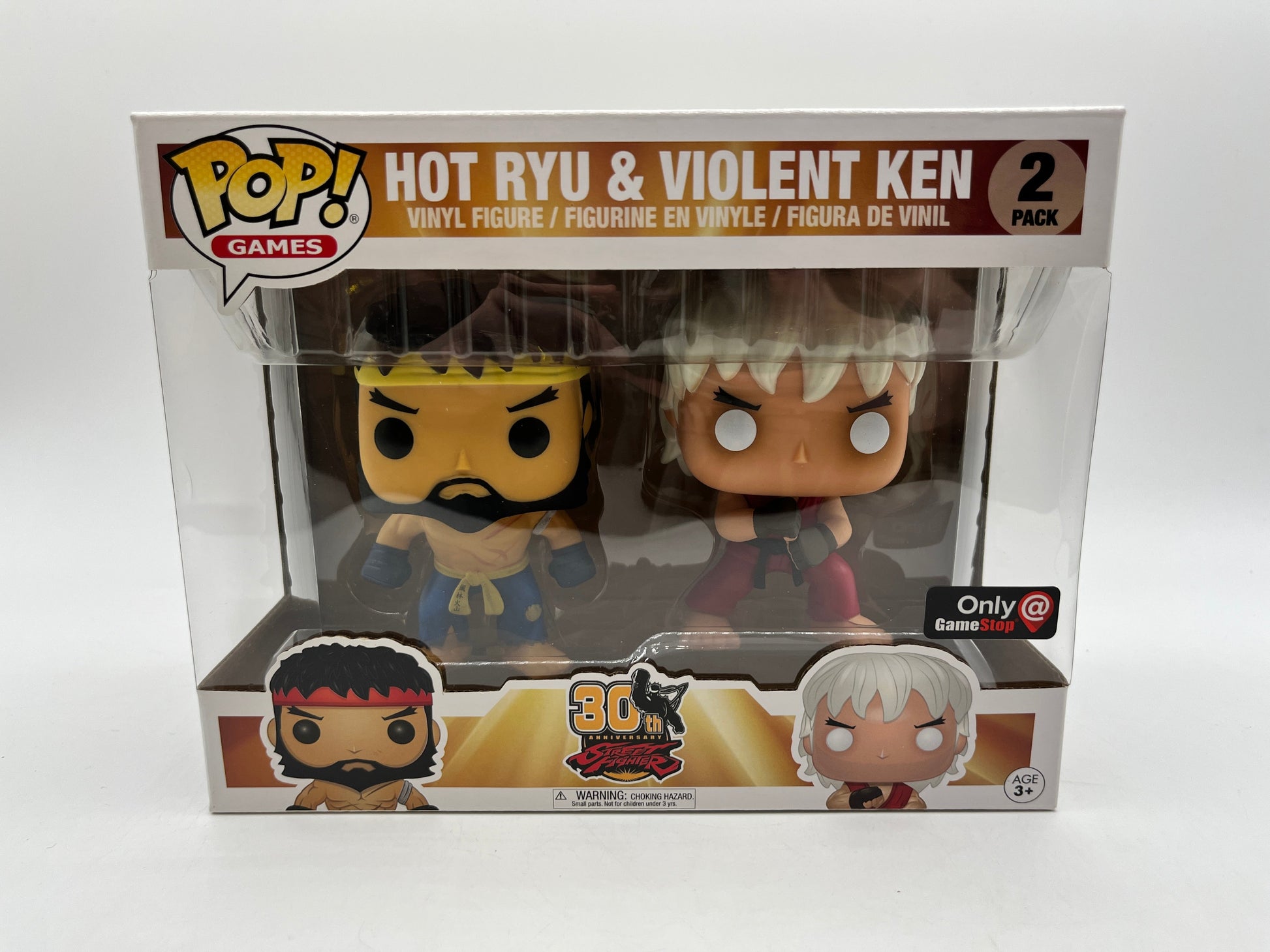 Funko POP! Games Street Fighter 30th Anniversary - Hot Ryu & Violent Ken (2 Pack) FRENLY BRICKS - Open 7 Days