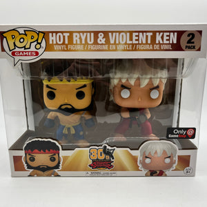 Funko POP! Games Street Fighter 30th Anniversary - Hot Ryu & Violent Ken (2 Pack) FRENLY BRICKS - Open 7 Days