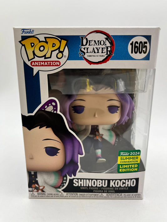 Funko POP! Animation Demon Slayer Shinobu Kocho #1605 - Limited Edition 2024 FRENLY BRICKS - Open 7 Days