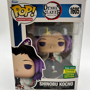 Funko POP! Animation Demon Slayer Shinobu Kocho #1605 - Limited Edition 2024 FRENLY BRICKS - Open 7 Days