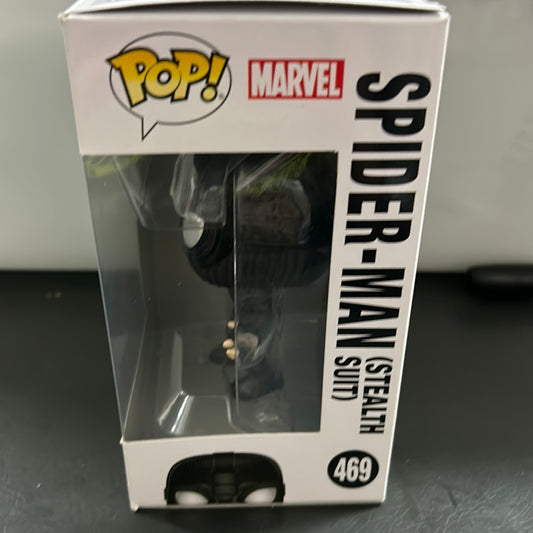 Spider-Man (Stealth Suit) Far From Home - Marvel Funko Pop #469 FRENLY BRICKS - Open 7 Days