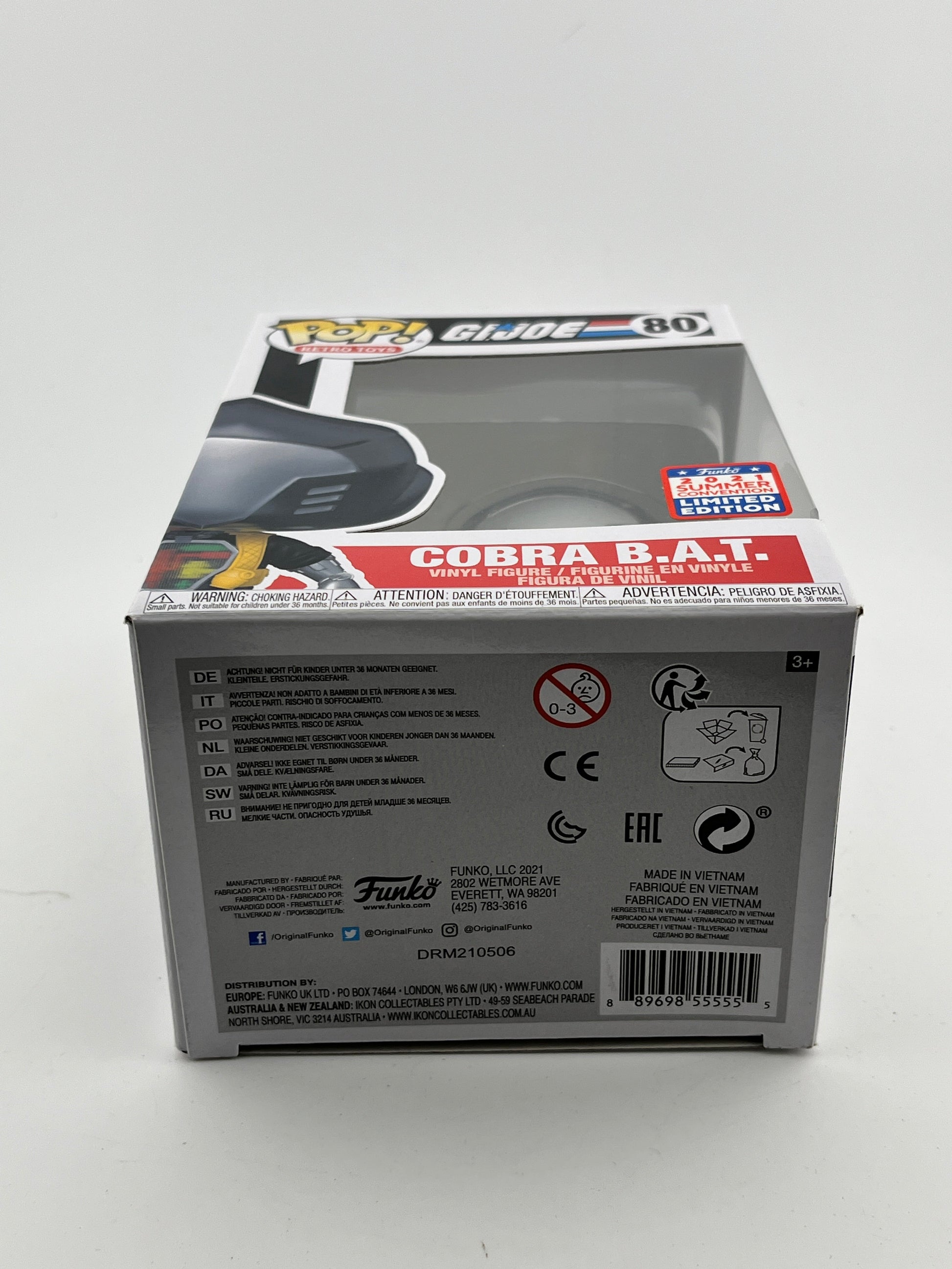 Funko POP! Retro Toys G.I.Joe - Cobra B.A.T. #80 - 2021 Limited Edition FRENLY BRICKS - Open 7 Days