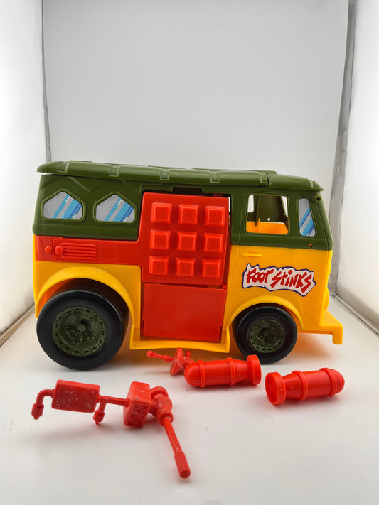 Party Wagon Van Teenage Mutant Ninja Turtles 1989 Playmates - 80% Complete FRENLY BRICKS - Open 7 Days