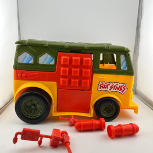 Party Wagon Van Teenage Mutant Ninja Turtles 1989 Playmates - 80% Complete FRENLY BRICKS - Open 7 Days