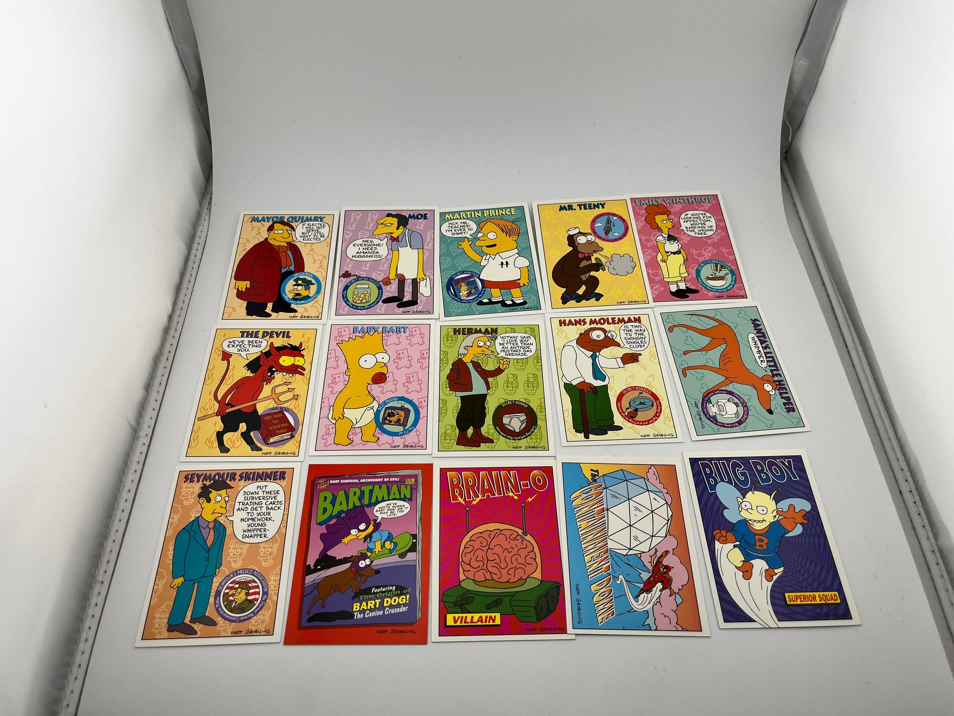 1994 SkyBox The Simpsons "Bongo Comics" Series 2 - Complete 80 Card Set FRENLY BRICKS - Open 7 Days