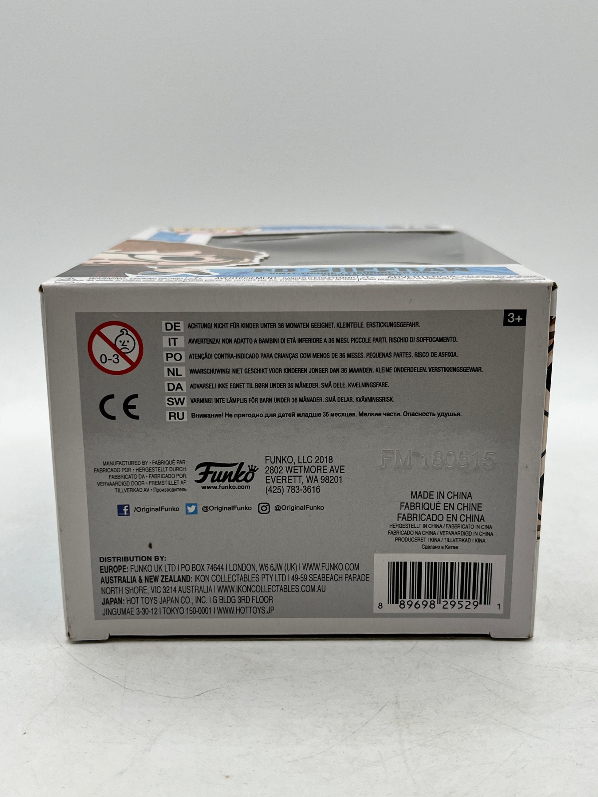 Funko POP! Rocks Ed Sheeran - #76 Ed Sheeran - Vinyl Collectable FRENLY BRICKS - Open 7 Days