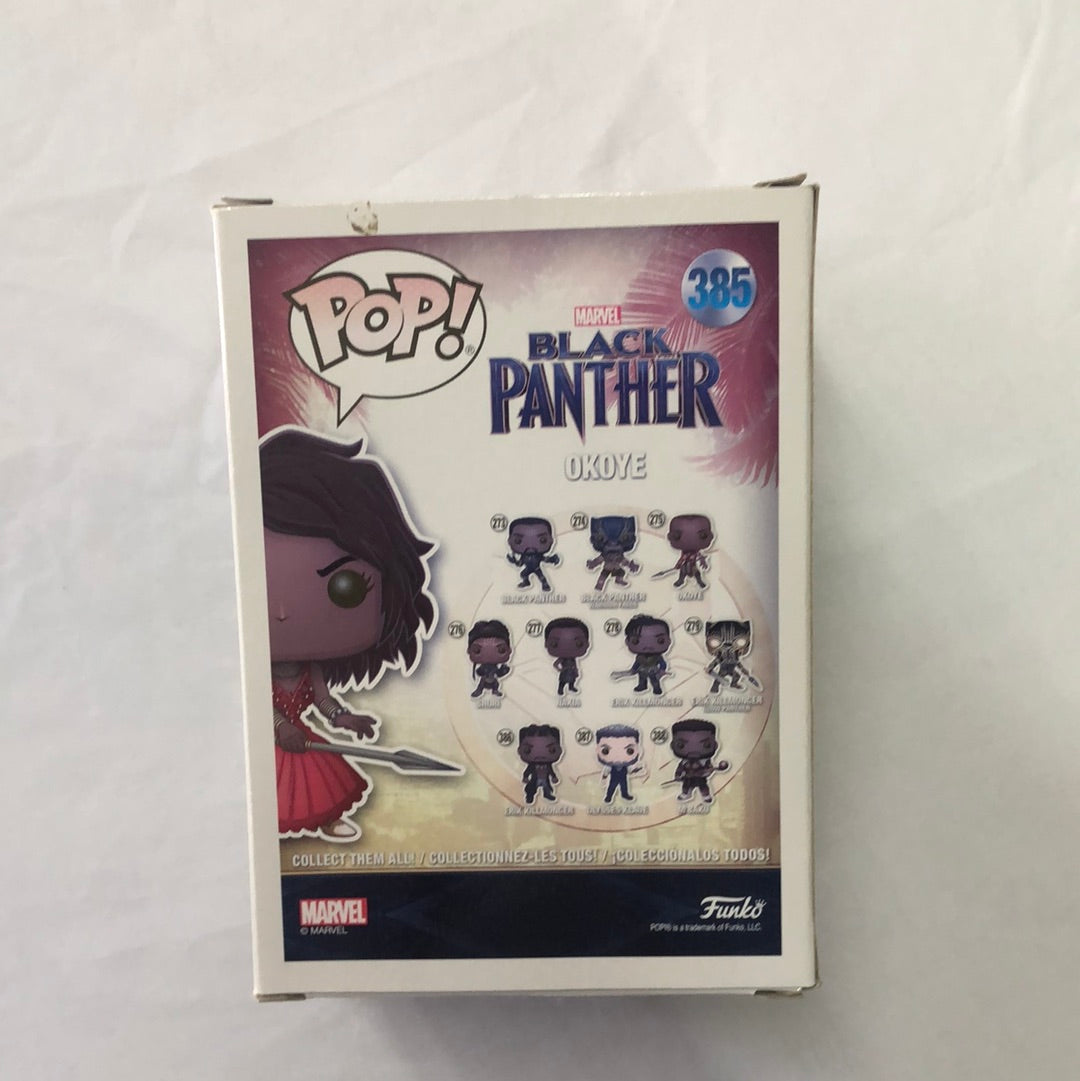 385 Okoye (Red Dress) Marvel Black Panther 2018 Con Funko POP FRENLY BRICKS - Open 7 Days