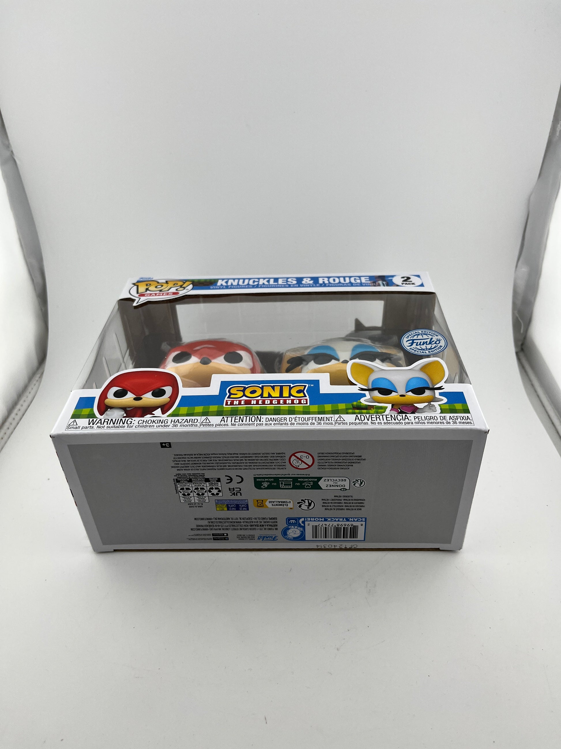 Funko POP! Games Sonic The Hedgehog - Knuckles & Rouge (2 Pack) - Special Edition FRENLY BRICKS - Open 7 Days