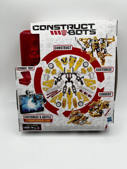 NEW Transformers Construct Bots Bumblebee Triple Changers Tray 69 Pieces Hasbro FRENLY BRICKS - Open 7 Days