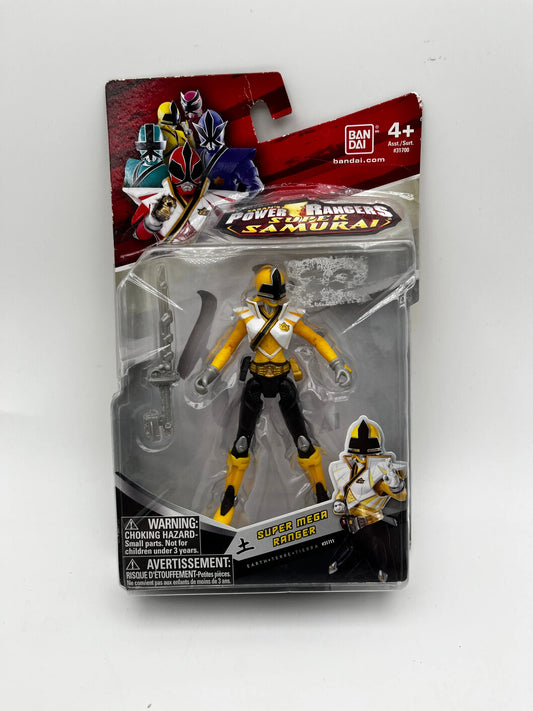 Bandai Power Rangers Super Samurai SUPER MEGA YELLOW RANGER Action Figure New FRENLY BRICKS - Open 7 Days