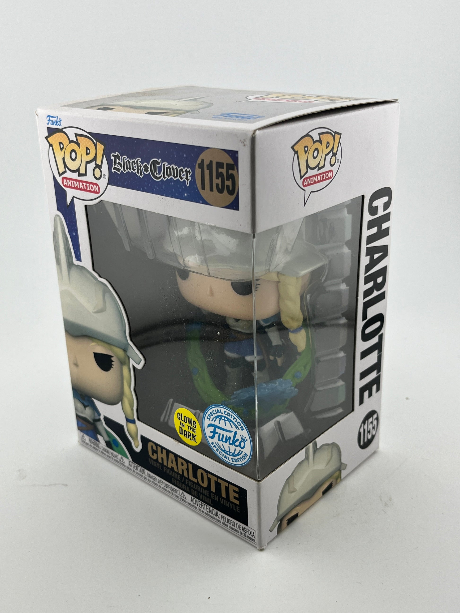 Funko POP! Animation Black Clover - Charlotte #1155 - Glow Special Edition FRENLY BRICKS - Open 7 Days
