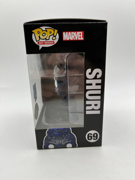 Funko POP! Marvel Art Series Limited Edition Shuri #69 - Vinyl Collectable FRENLY BRICKS - Open 7 Days