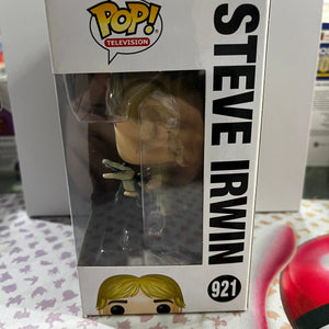 Funko Pop Vinyl Television Australia Zoo Steve Irwin #921 FRENLY BRICKS - Open 7 Days
