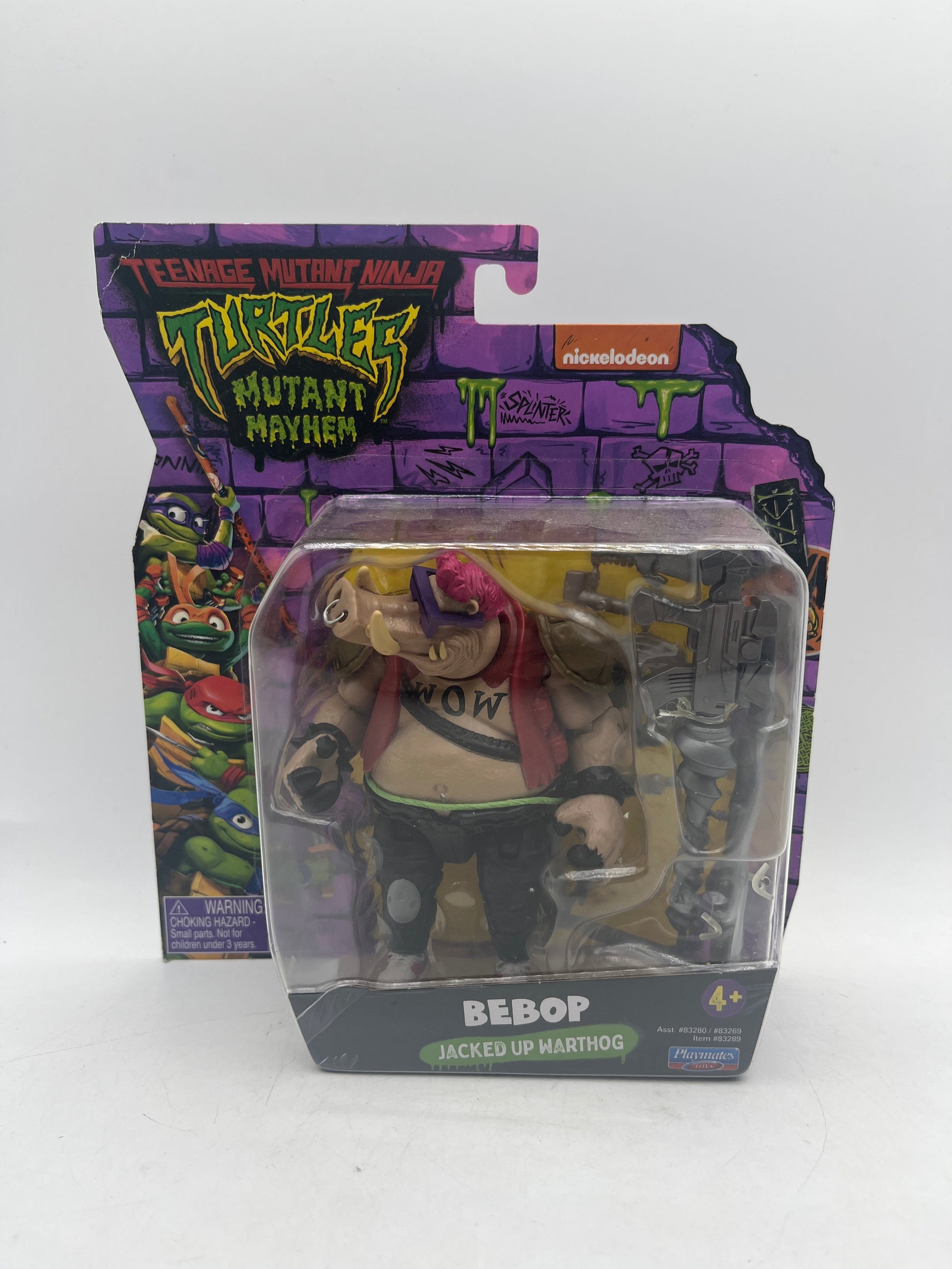 Teenage Mutant Ninja Turtles Mutant Mayhem Bebop Action Figure Playmates Toys FRENLY BRICKS - Open 7 Days