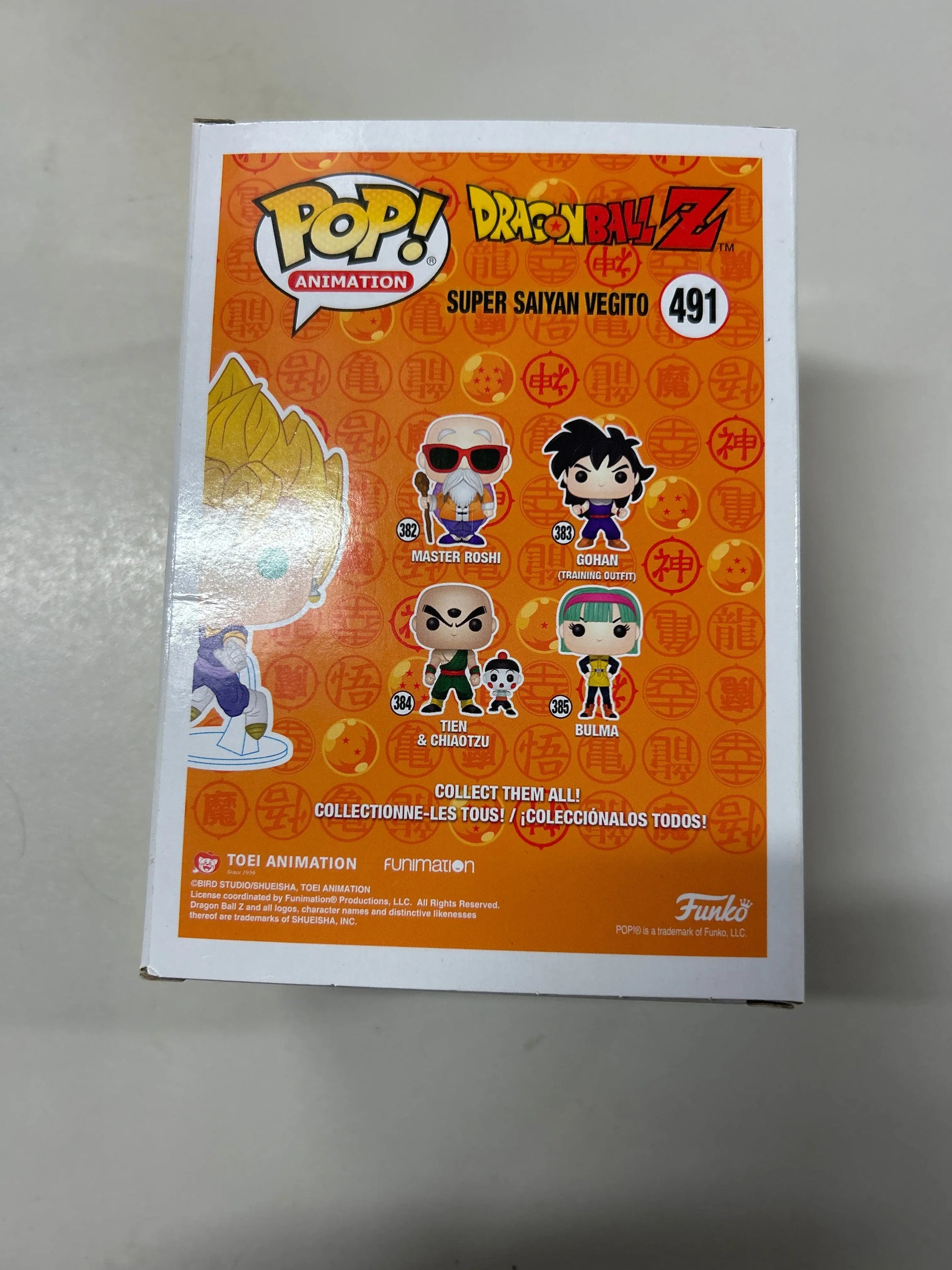 Pop Vinyl Dragon Ball Z #491 Super Saiyan Vegito FRENLY BRICKS - Open 7 Days