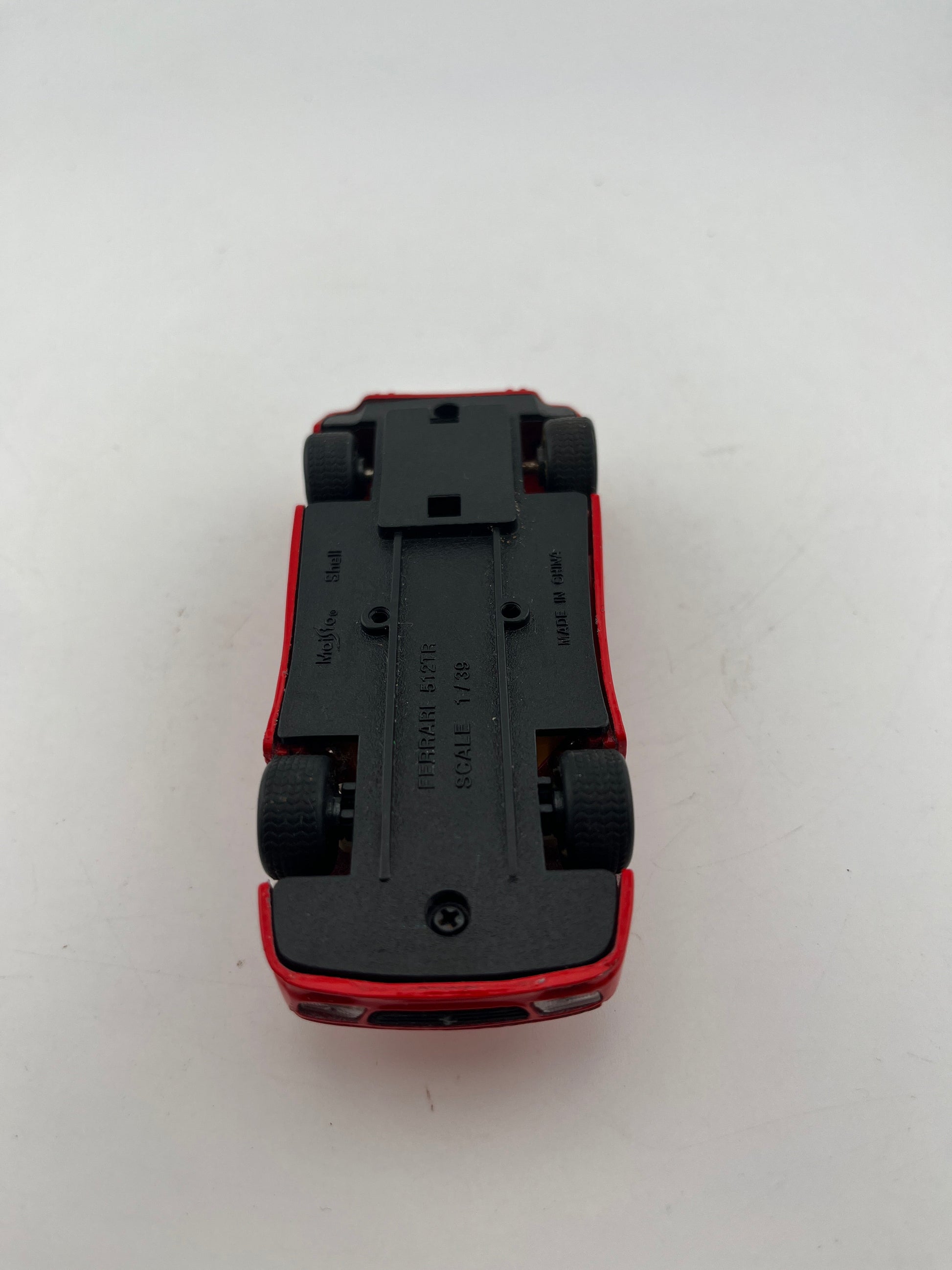 Maisto Ferrari 512TR 1:39 Scale Diecast Model Toy Car Shell Collezione Red - Loose FRENLY BRICKS - Open 7 Days