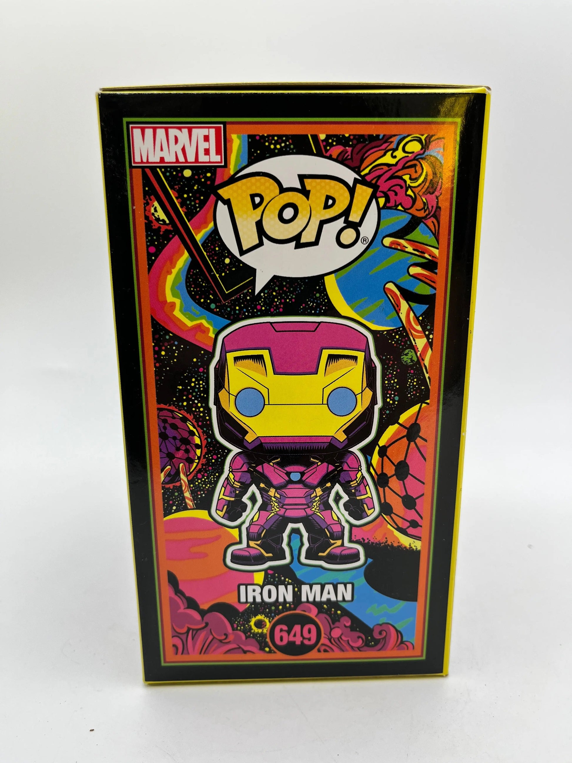 Funko POP! Marvel Iron Man Black Light Special Edition #649 FRENLY BRICKS - Open 7 Days