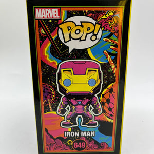 Funko POP! Marvel Iron Man Black Light Special Edition #649 FRENLY BRICKS - Open 7 Days
