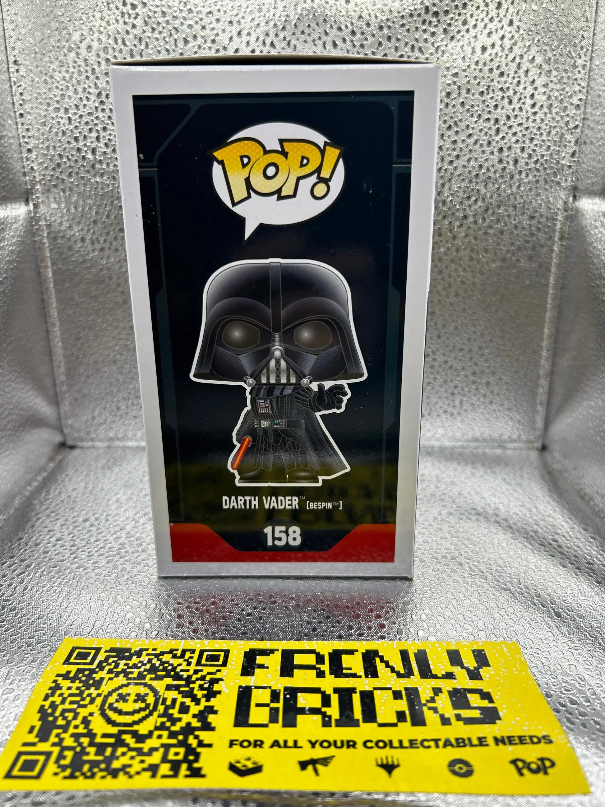 Pop Vinyl #158 Star Wars  Darth Vader FRENLY BRICKS - Open 7 Days